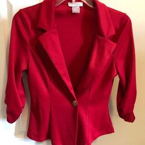 Red blazer